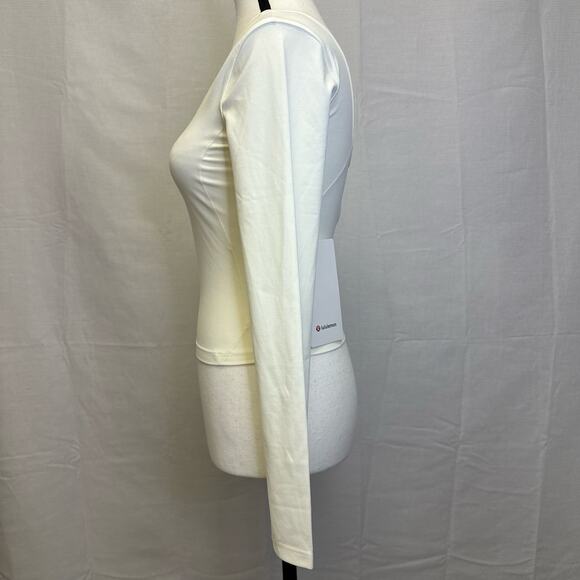 Lululemon V-Neck Long Sleeve Crop Top Size 4 NWT - Picture 2 of 10